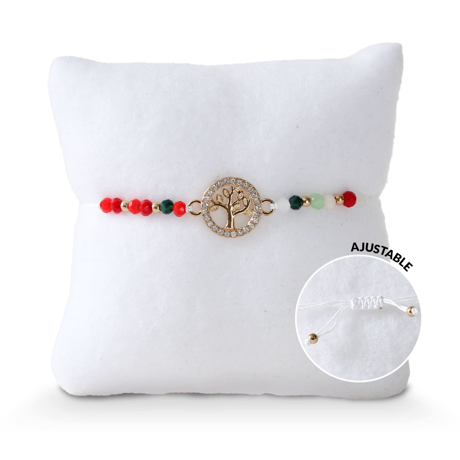 Pulsera Ajustable Dijes con Cuentas