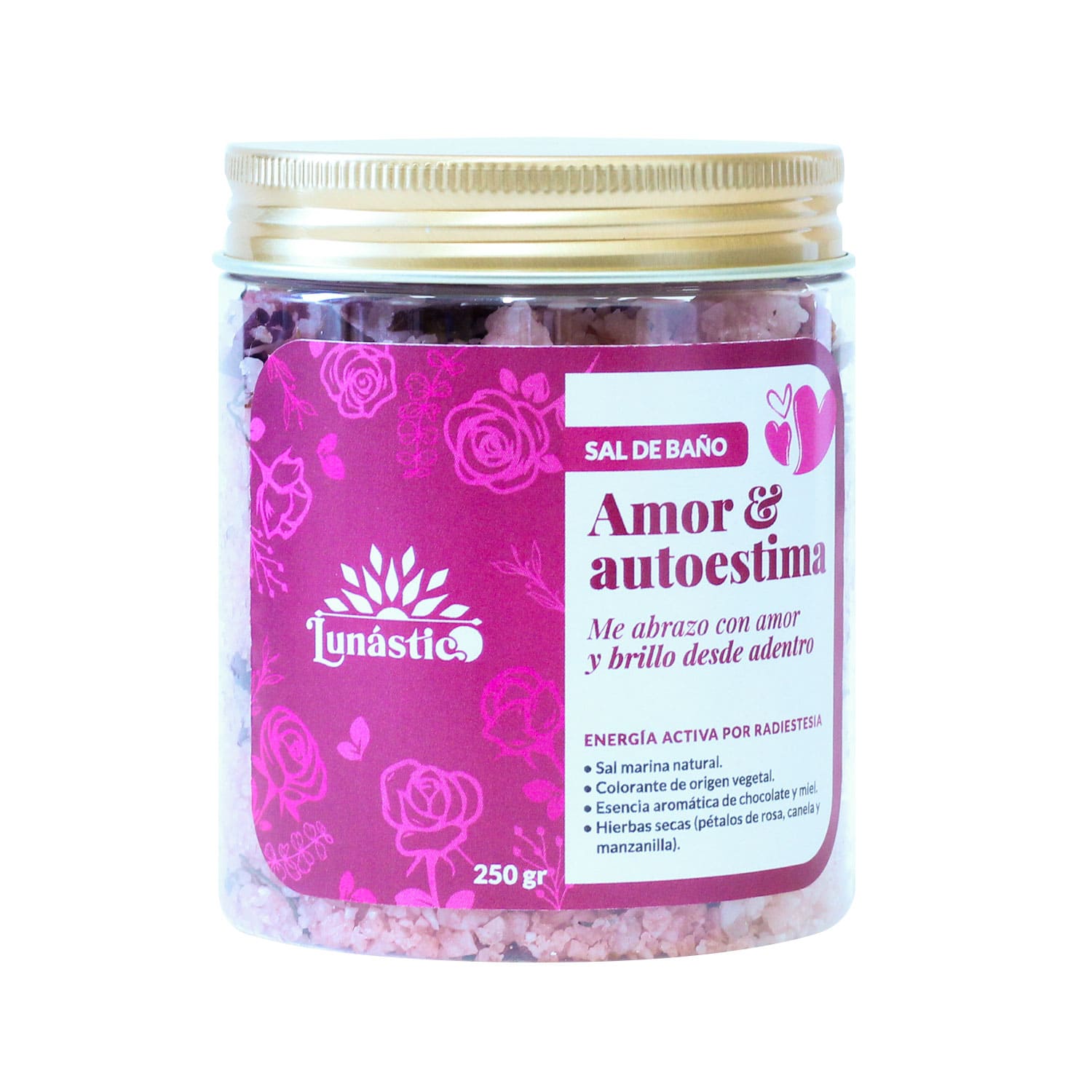 Sal de Baño Energética Lunástico - Amor y Autoestima